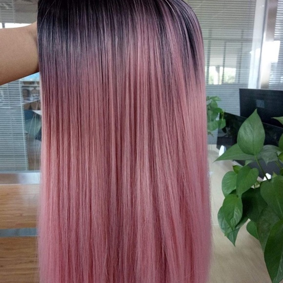 ?14” María Black & PINK Cosplay WIG *NWT* main image 5